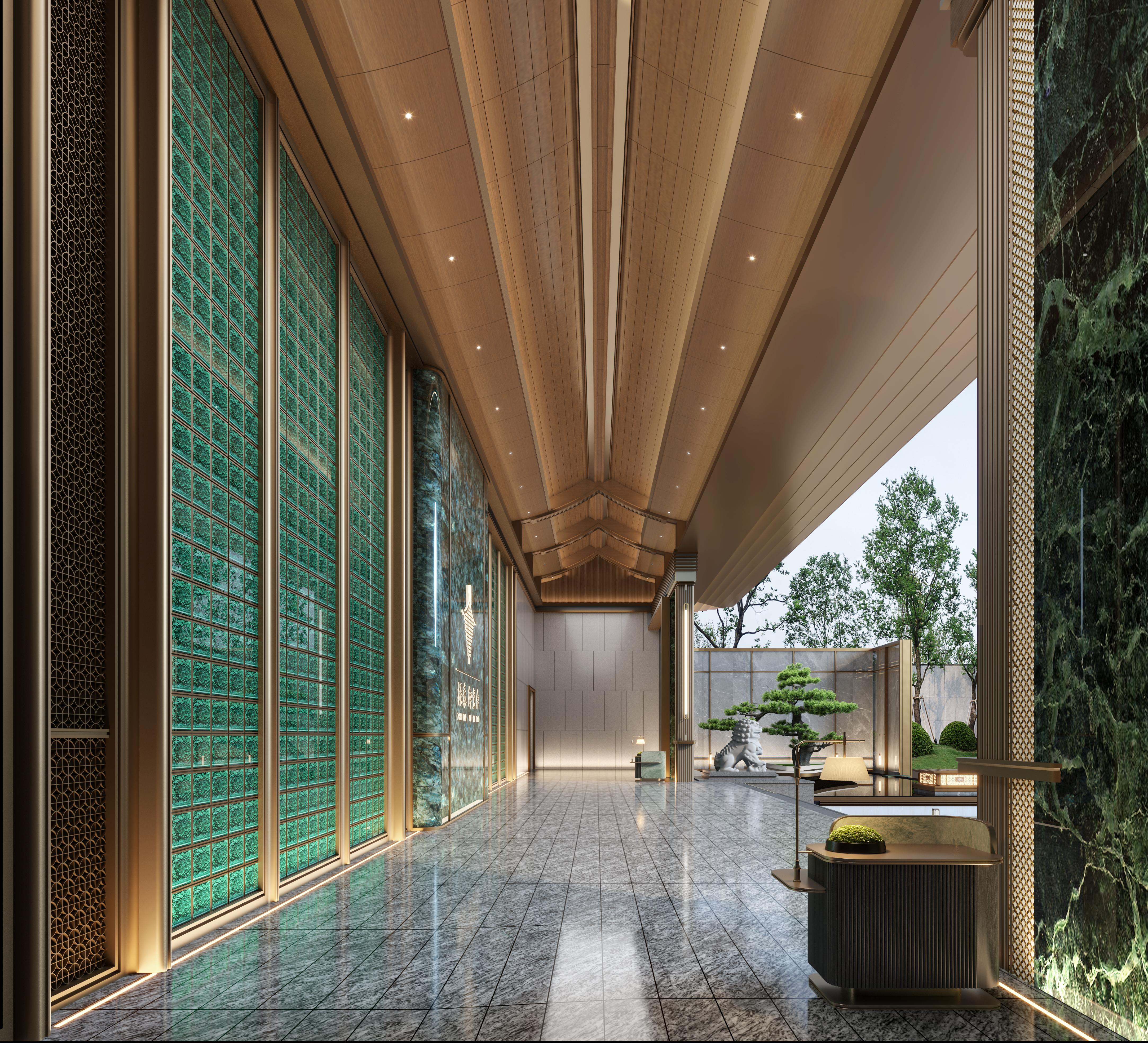 东晖设计 入户大堂设计 地产公区设计 