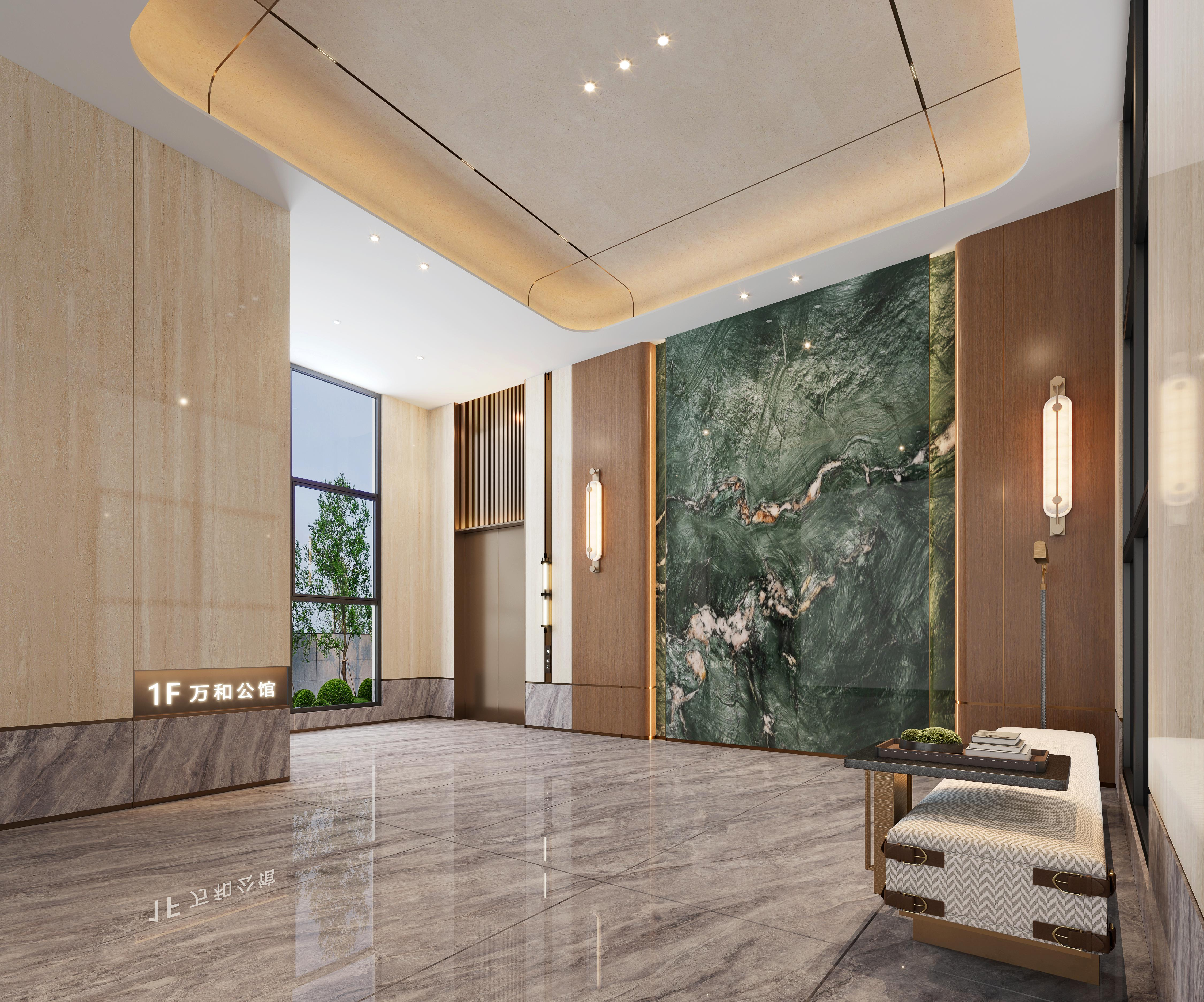 东晖设计 地下车库 光厅 公区设计